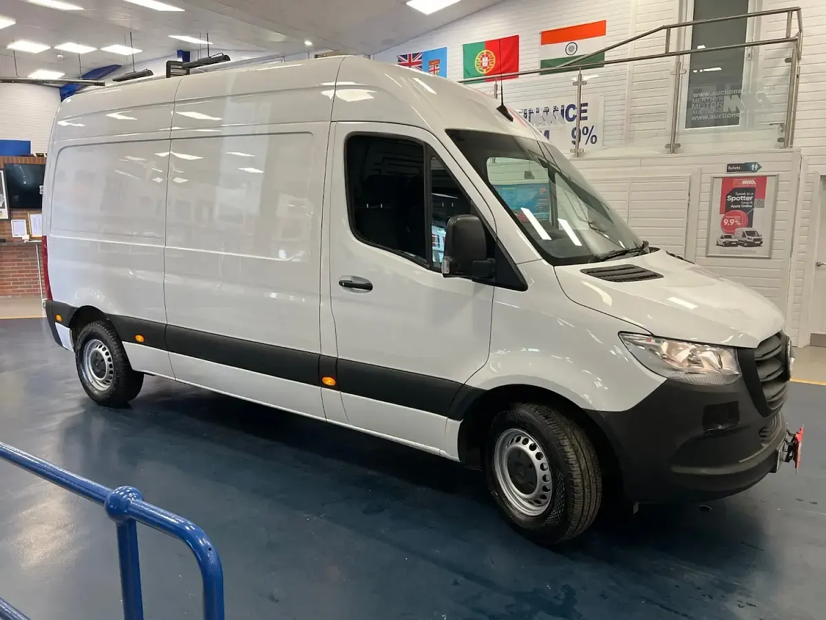 Used Mercedes E-Sprinter Progressive 85 kW (116 HP) 2021 White Van