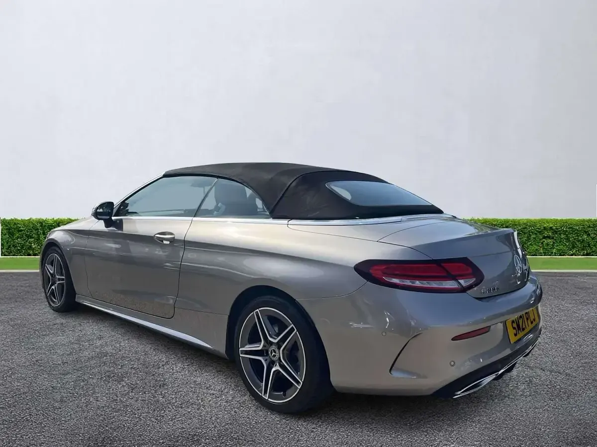 Used Mercedes C200 AMG line 2021 Silver Cabriolet