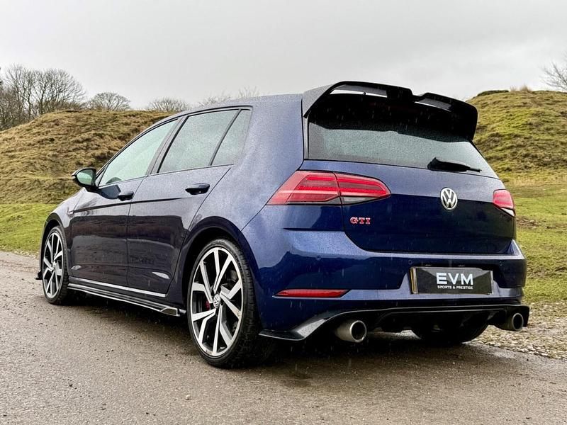 Used VW Golf VII GTI 2017 Blue Hatchback