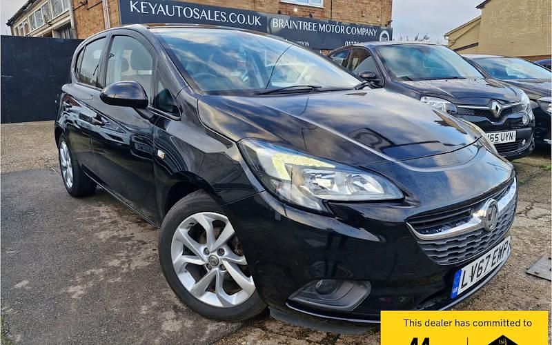 Used Vauxhall Corsa 75 HP (55 kW) 2017 Black Hatchback