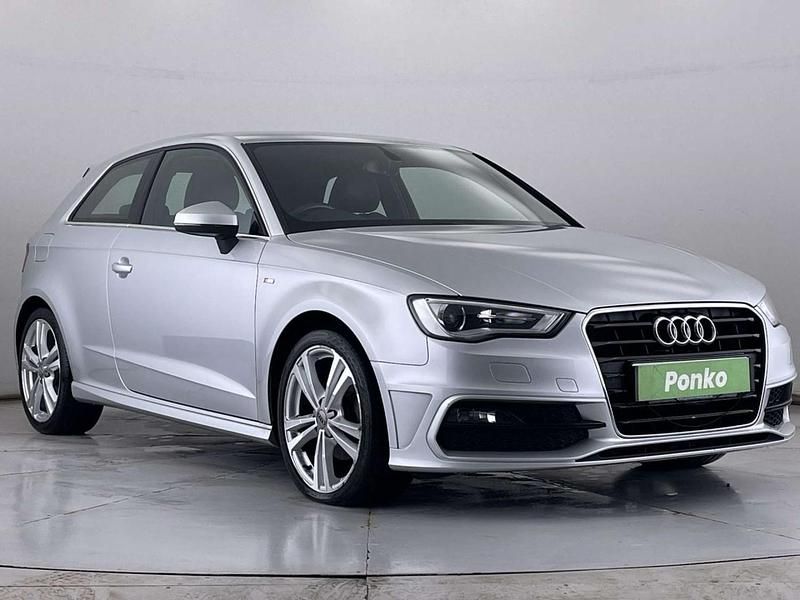 Silver Used 2014 Audi A3 S-Line Hatchback | £10,787 (Fair price) - Image 1/3