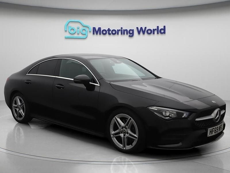 Black Used 2019 Mercedes CLA200 AMG line Coupe | £17,700 (Fair price) - Image 1/4