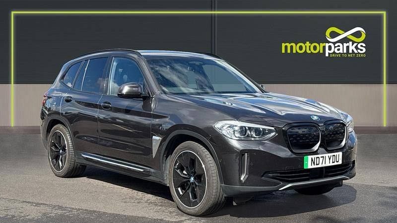 Sophisio grey metallic Used 2021 BMW iX3 Shadowline SUV | £25,250 (Fair price) - Image 1/4