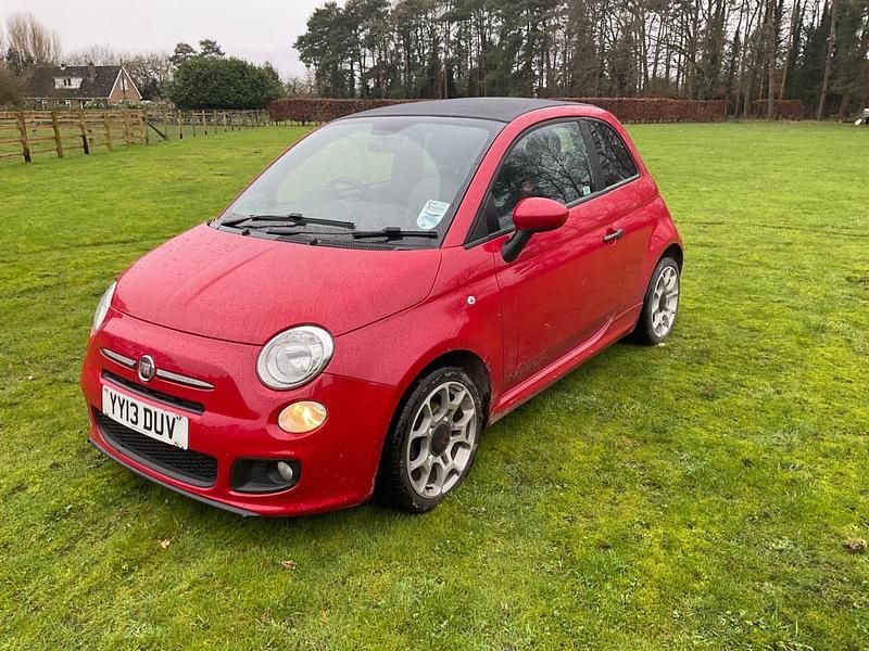Used Fiat 500 S 2013 Red Cabriolet
