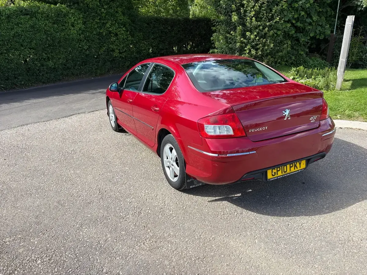 Used Peugeot 407 136 HP (100 kW) 2016 Red Sedan