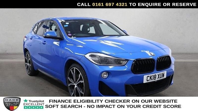 Used BMW X2 M Sport 190 HP (139 kW) 2018 Blue SUV
