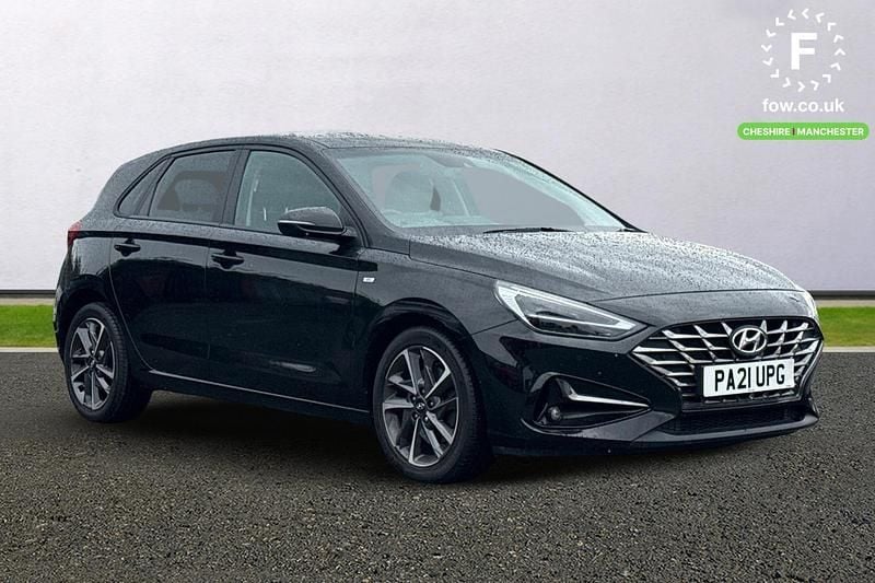 Black Used 2021 Hyundai i30 Premium Hatchback | £14,299 (A bit pricey) - Image 1/3