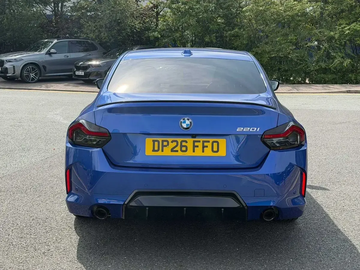 New BMW 220 M Sport 2026 Blue Coupe