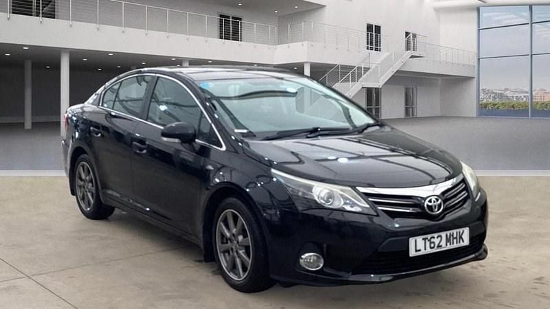 Black Used 2012 Toyota Avensis T4 Sedan | £5,249 (Fair price) - Image 1/4