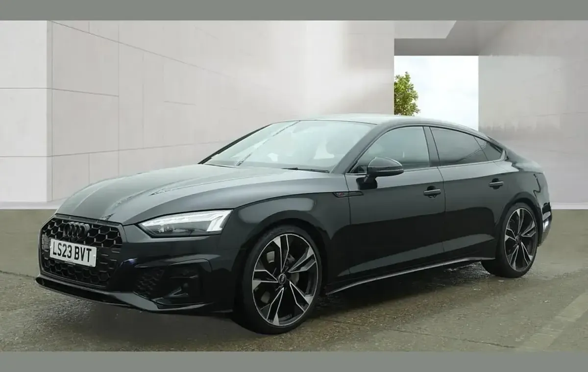 Used Audi A5 Black Edition 200 HP (147 kW) 2023 Black Coupe
