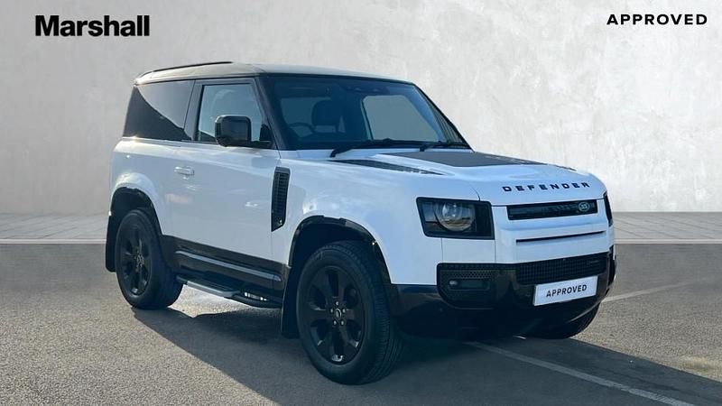 White Used 2023 Land Rover Defender SE Dynamic Estate | £53,631 (Super price) - Image 1/4