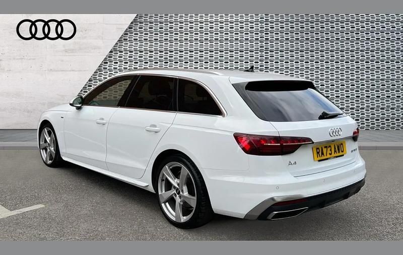 Begagnad Audi A4 S-Line 204 HK (150 kW) 2024 Vit Kombi