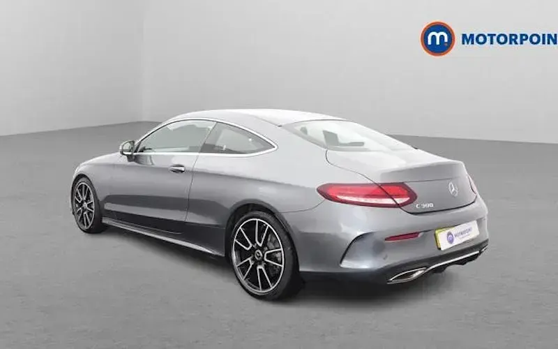 Used Mercedes C300 AMG Line Premium 258 HP (189 kW) 2019 Grey Coupe
