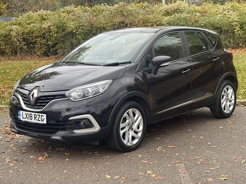 Black Used 2018 Renault Captur Dynamique SUV | £8,600 (Good price) - Image 1/4