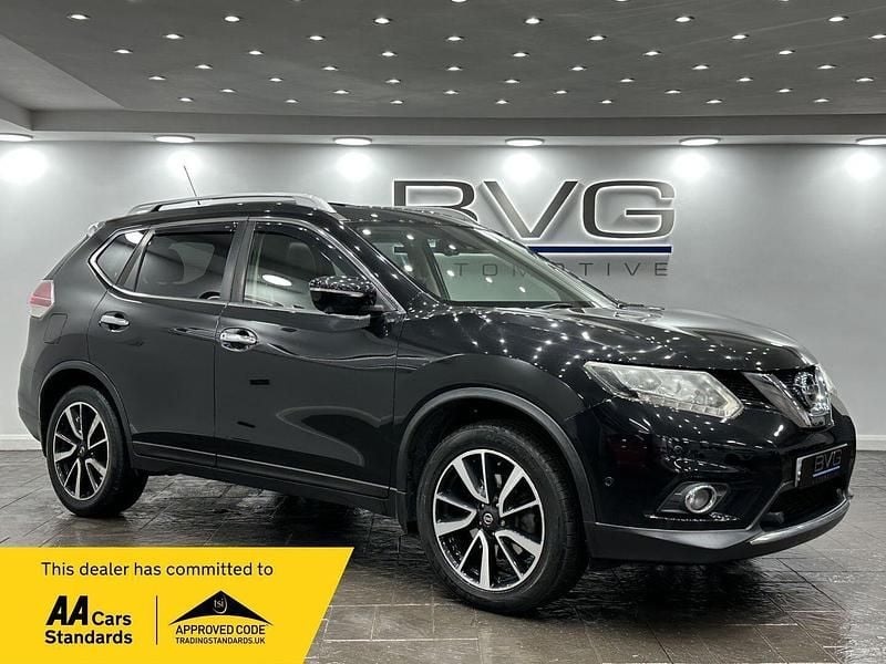 Black Used 2017 Nissan X-Trail Tekna SUV | £10,494 (Good price) - Image 1/2