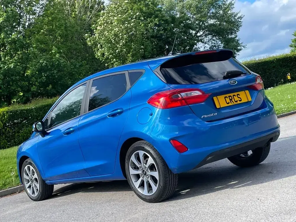 Used Ford Fiesta Trend 85 HP (62 kW) 2019 Blue Hatchback