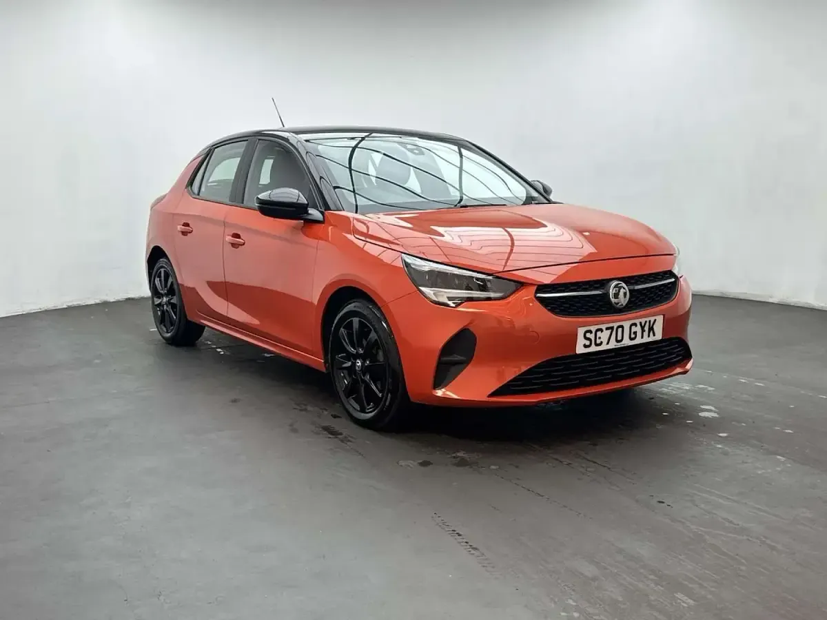 Used Vauxhall Corsa 75 HP (55 kW) 2021 Orange Hatchback