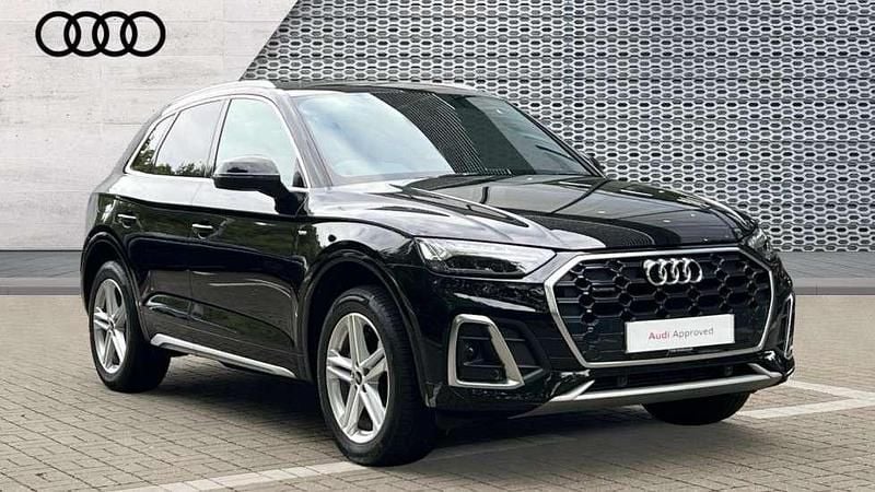 Black Used 2022 Audi Q5 S-Line SUV | £31,970 (Fair price) - Image 1/4