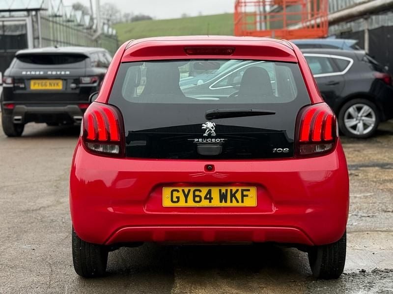 Begagnad Peugeot 108 Active 68 HK (50 kW) 2014 Röd Halvkombi