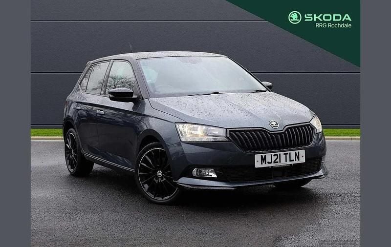 Used Skoda Fabia Monte Carlo 94 HP (69 kW) 2021 Quartz grey metallic black magic pearl effect Hatchback