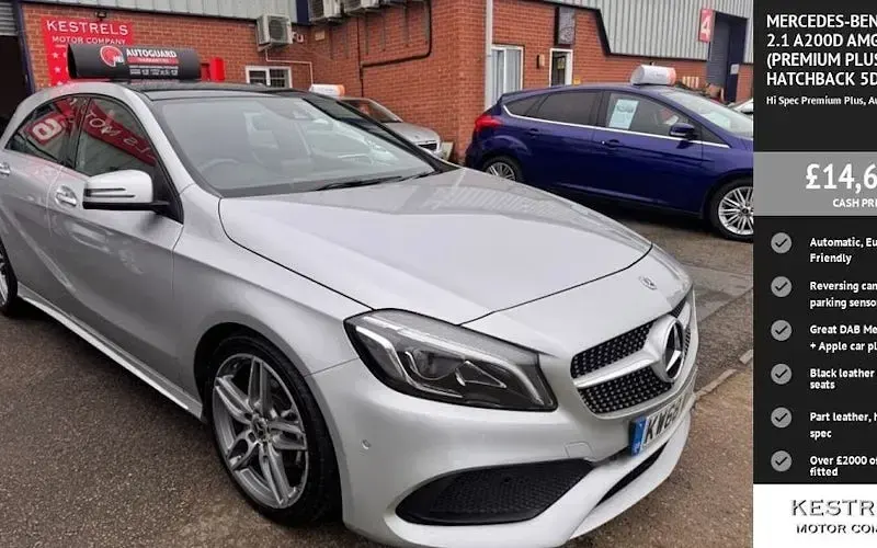 Käytetty Mercedes A200 AMG Line Premium Plus 136 HP (100 kW) 2018 Viistoperä
