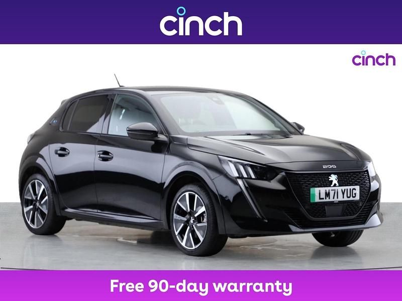Black Used 2021 Peugeot e-208 Premium Hatchback | £14,549 (A bit pricey) - Image 1/3
