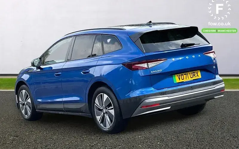 Used Skoda Enyaq iV ecoSuite 131 kW (179 HP) 2021 Blue SUV