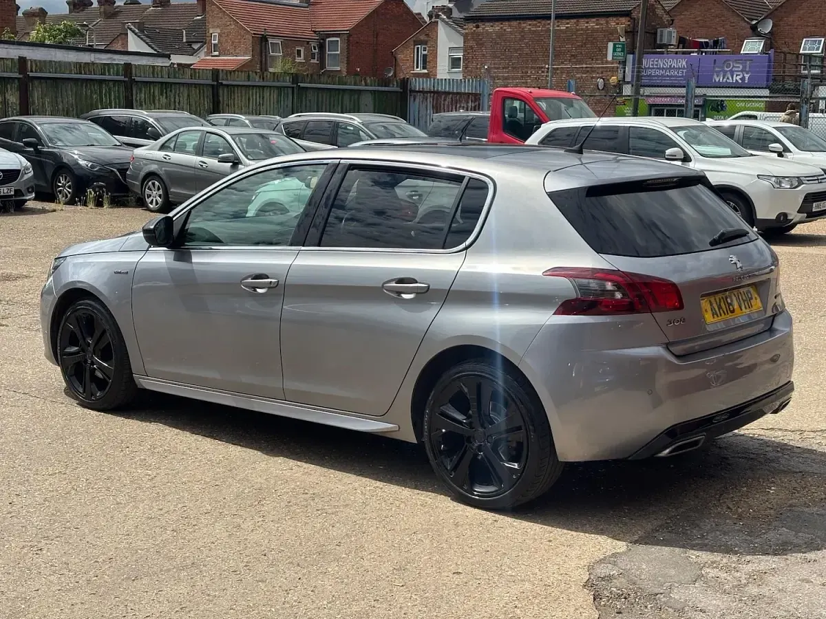 Used Peugeot 308 GT-line 130 HP (95 kW) 2018 Grey Hatchback