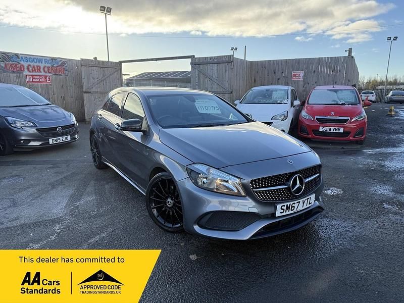Grey Used 2017 Mercedes A200 AMG line Hatchback | £10,795 (Good price) - Image 1/4