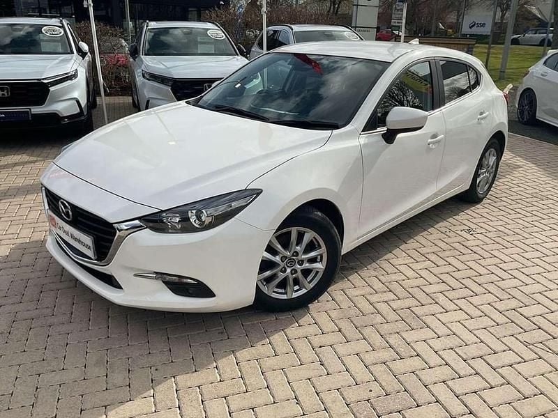 Begagnad Mazda 3 117 HK (86 kW) 2018 Vit Halvkombi