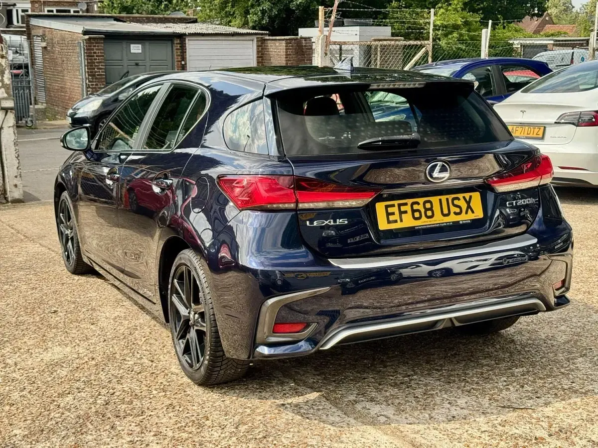 Used Lexus CT200h Sport Line 2019 Blue Hatchback