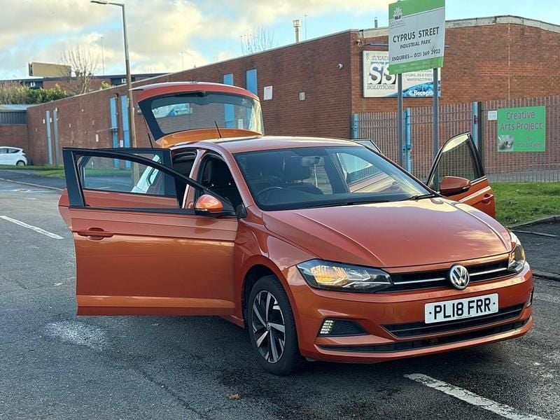 Used VW Polo SE 2018 Orange Hatchback
