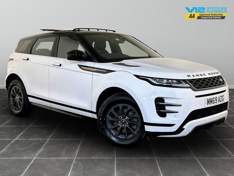 White Used 2020 Land Rover Range Rover evoque R-Dynamic Estate | £14,395 (Good price) - Image 1/2