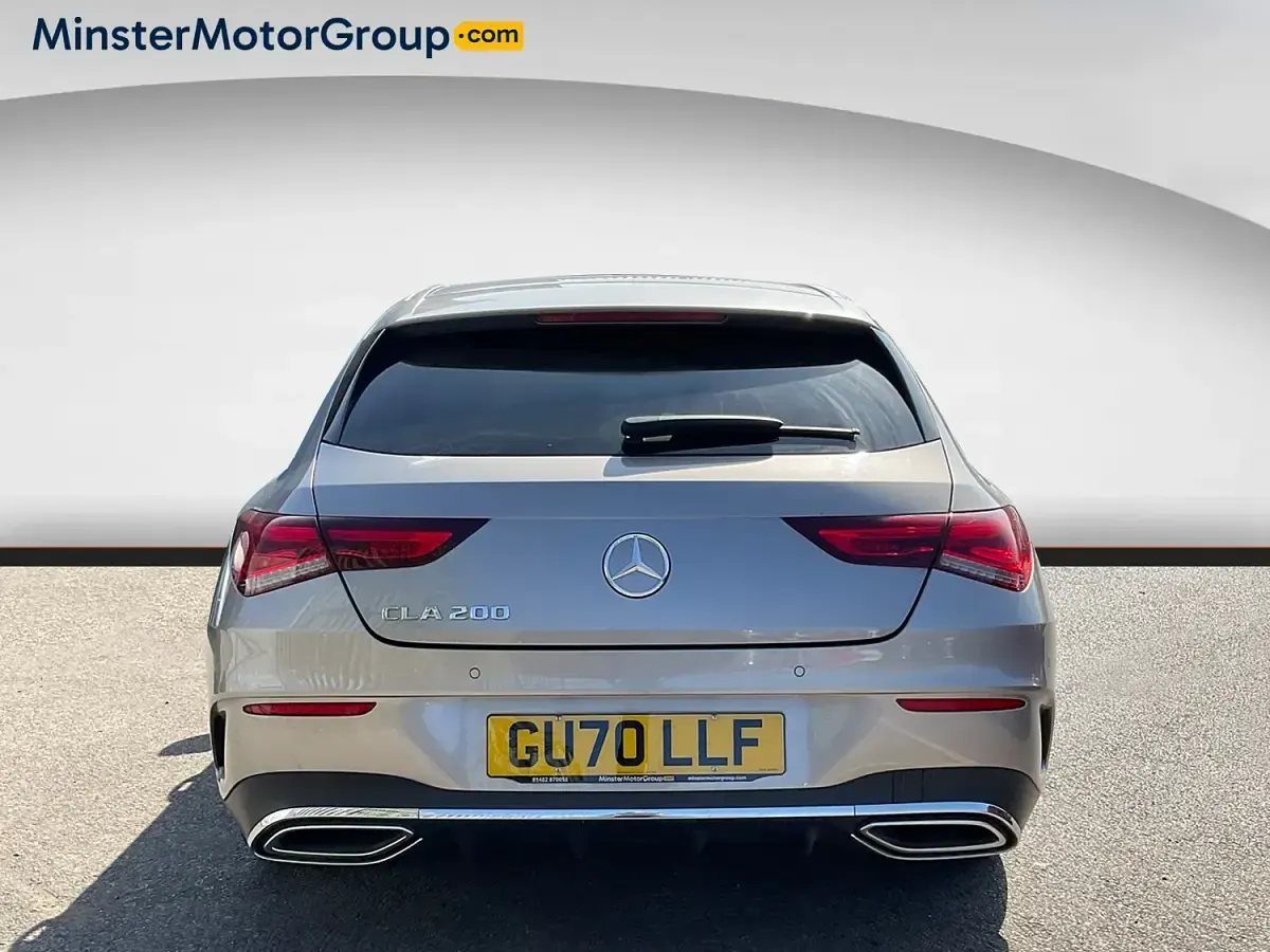 Used Mercedes CLA200 AMG line 163 HP (119 kW) 2020 Silver Coupe