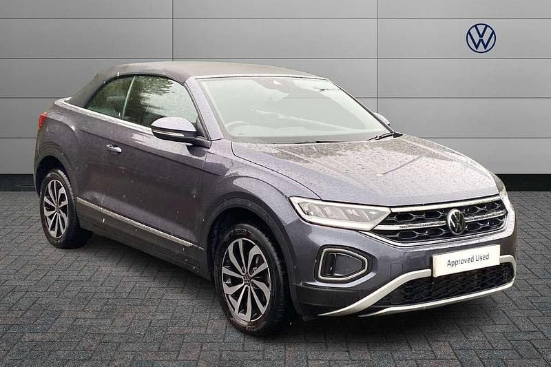 Grey Used 2022 VW T-Roc Cabriolet Style Cabriolet | £23,451 (Fair price) - Image 1/4