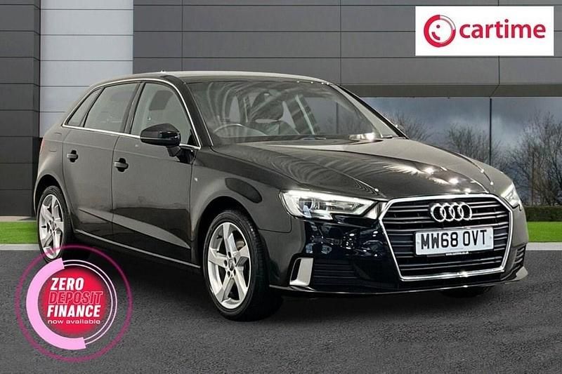 Used Audi A3 Sportback Sport 116 HP (85 kW) 2018 Black Hatchback