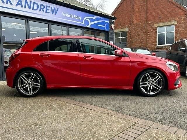 Used Mercedes A180 AMG line 109 HP (80 kW) 2017 Red Hatchback