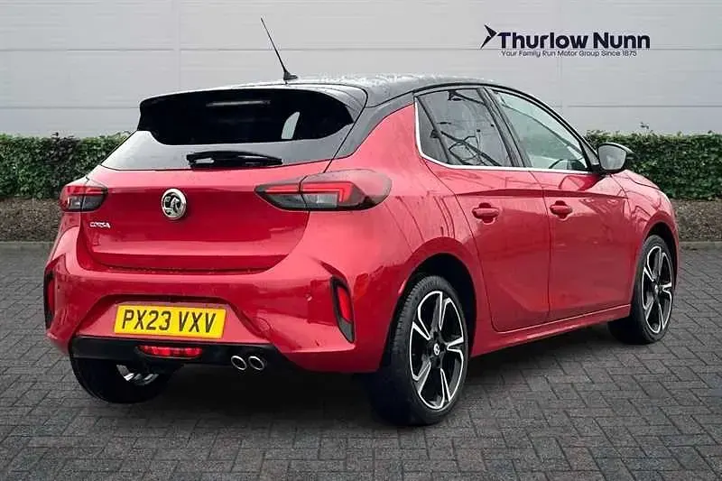 Used Vauxhall Corsa Ultimate 130 HP (95 kW) 2023 Red Hatchback