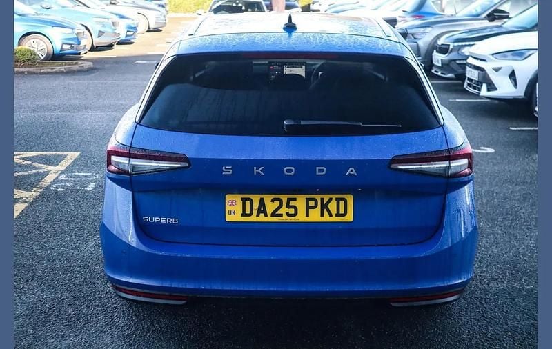 Used Skoda Superb SE L 150 HP (110 kW) 2025 Blue Estate
