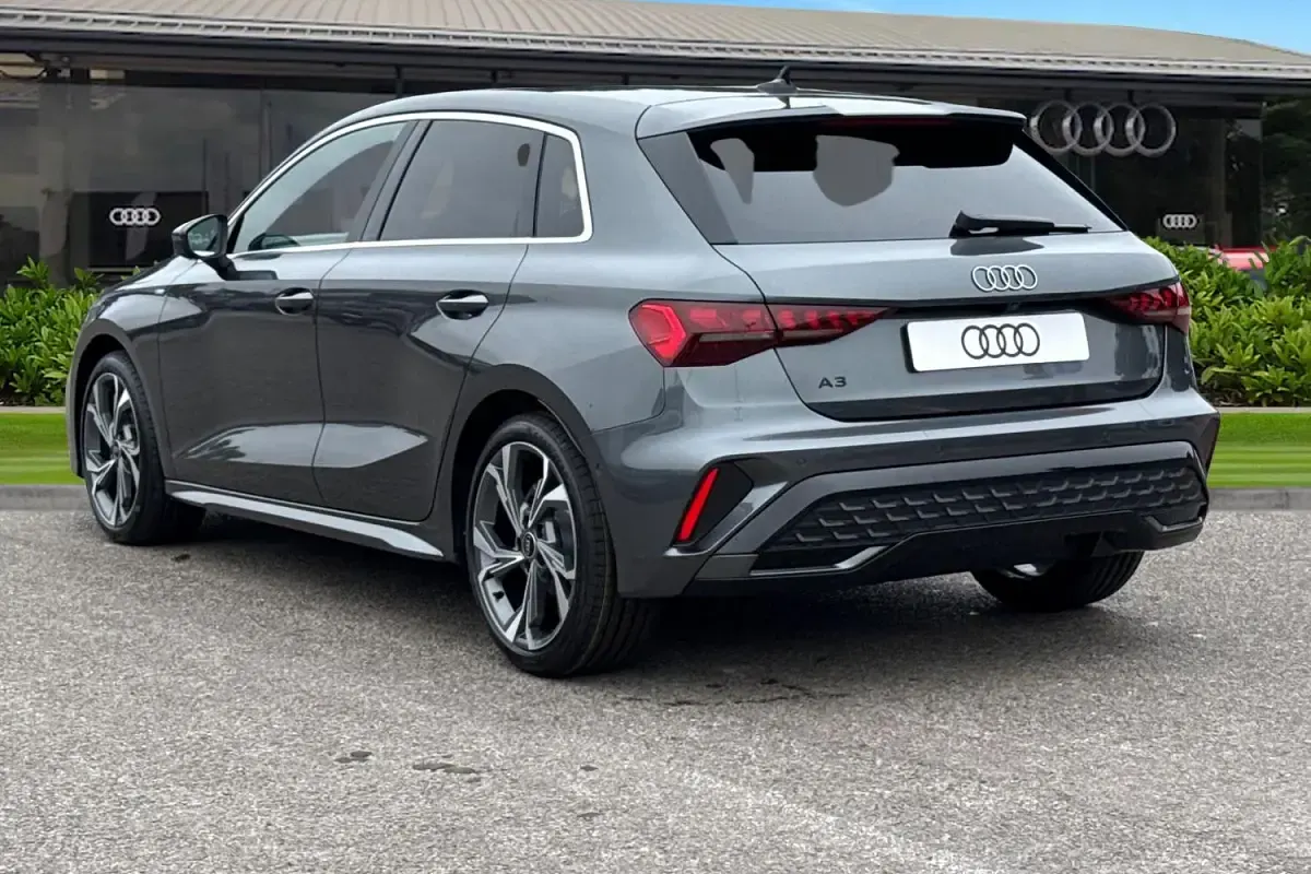 New Audi A3 Sportback S-Line 2026 Grey Hatchback