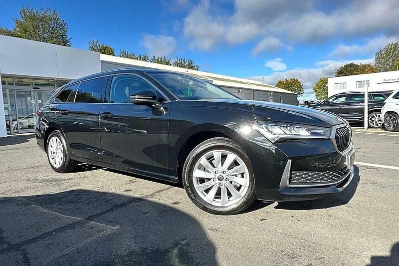 Midnight black metallic Used 2024 Skoda Superb SE Technology Estate | £27,895 (A bit pricey) - Image 1/4