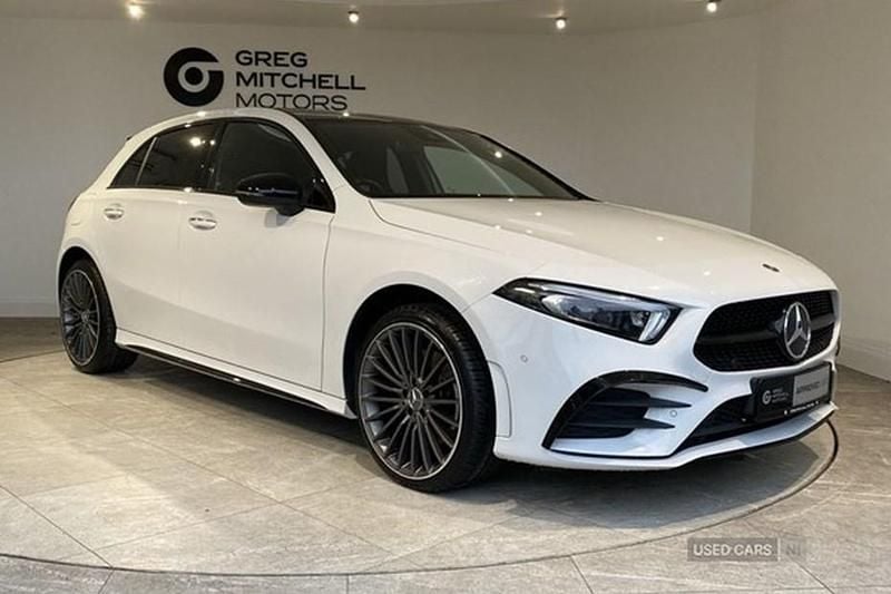 White Used 2022 Mercedes A250 AMG Line Premium Plus Hatchback | £24,690 (A bit pricey) - Image 1/1
