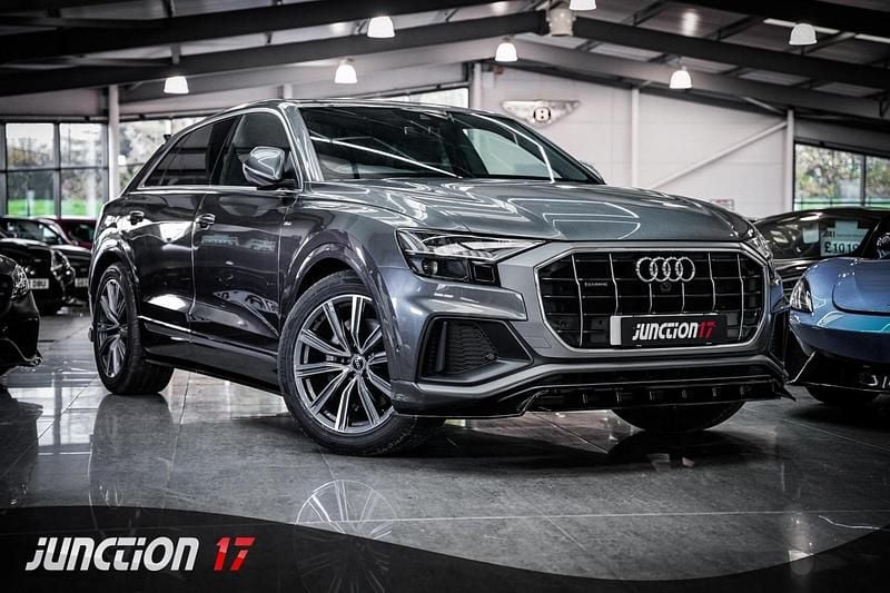 Grey Used 2022 Audi Q8 S-Line SUV | £39,000 (Good price) - Image 1/3