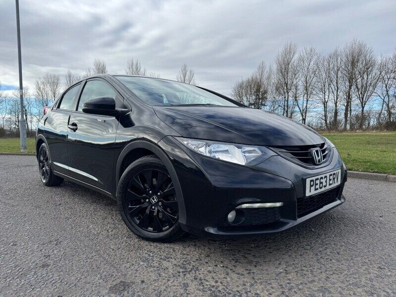 Black Used 2013 Honda Civic ES Hatchback | £3,600 (Fair price) - Image 1/4