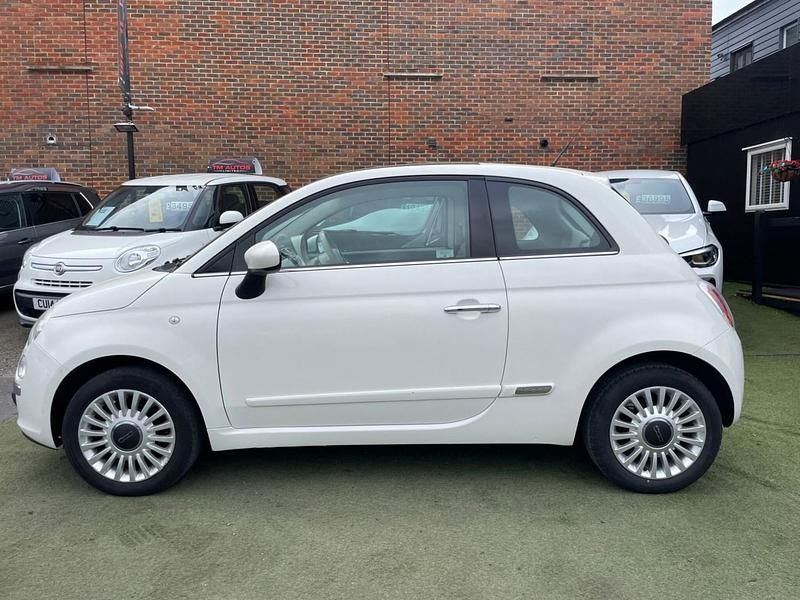 Used Fiat 500 Lounge 69 HP (50 kW) 2012 White Hatchback