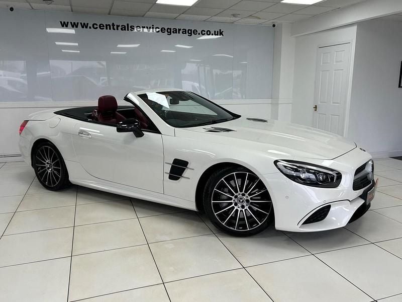 Used Mercedes SL400 AMG Line Premium 2018 White Cabriolet