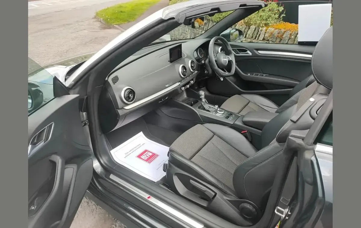 Used Audi A3 Cabriolet S-Line 147 HP (108 kW) 2019 Grey Cabriolet