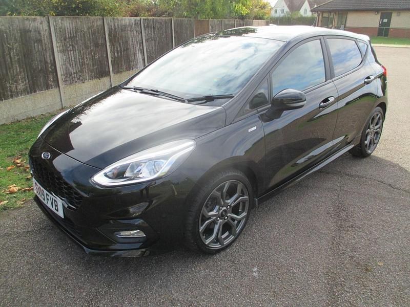 Used Ford Fiesta ST-Line 125 HP (91 kW) 2019 Black Hatchback