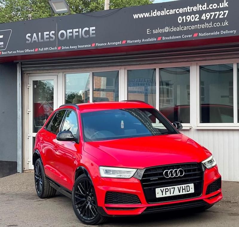 Red Used 2017 Audi Q3 Black Edition SUV | £13,495 (Fair price) - Image 1/3