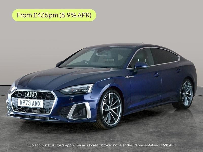 Used Audi A5 S-Line 2024 Blue Hatchback